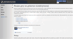 Desktop Screenshot of gitara-elektryczna.com.pl